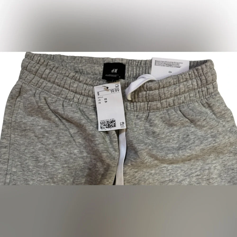 H+M Gray Jogger Sweatpants.  Size-X-Small regular fit